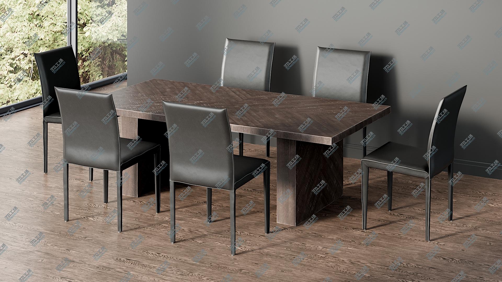 images/goods_img/202105074/Dining Tables Chairs Collection 3 3D/2.jpg